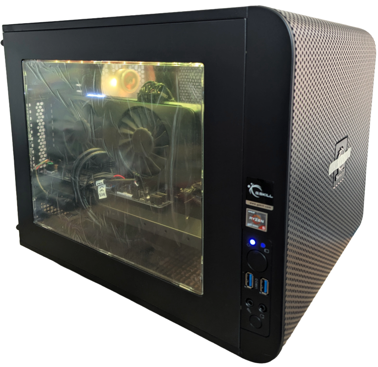 Centaurus Berserk Centaurus Berserk custom desktop with AMD Ryzen CPU and Intel ARC A750 video card